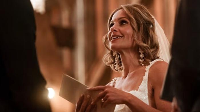 Another Sweet Christmas movie: Candace Cameron Bure stands in a wedding dress