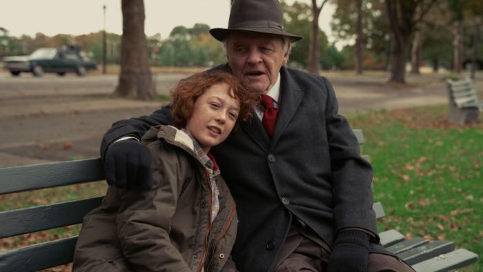 Armageddon Time Movie: Banks Repeda and Anthony Hopkins