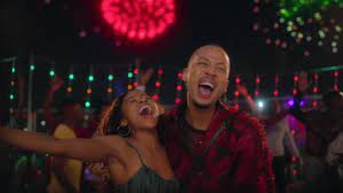 A Soweto Love Story: A Black man and woman watch fireworks