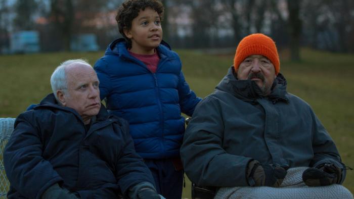 Astronaut Movie: Actors Richard Dreyfuss, Richie Lawrence, and Graham Greene