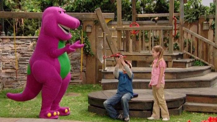 Barney: A Super Dee-Duper Day Movie: Scene #1