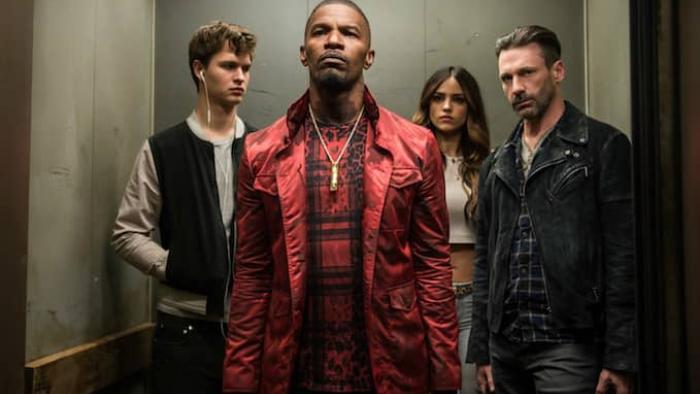 Baby Driver Movie: Baby, Bats, Deborah, and Buddy