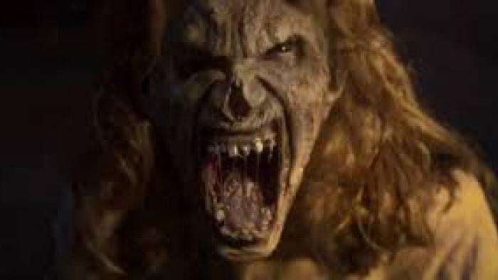 Baghead: A close-up of a monster’s face screaming