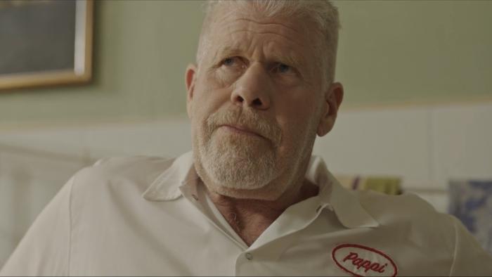 The Baker Movie: Pappi (Ron Perlman) wears his baker's uniform