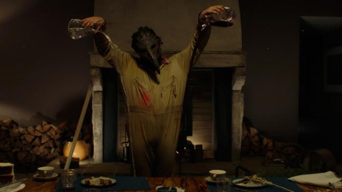 Barbarians movie: home invader with mask
