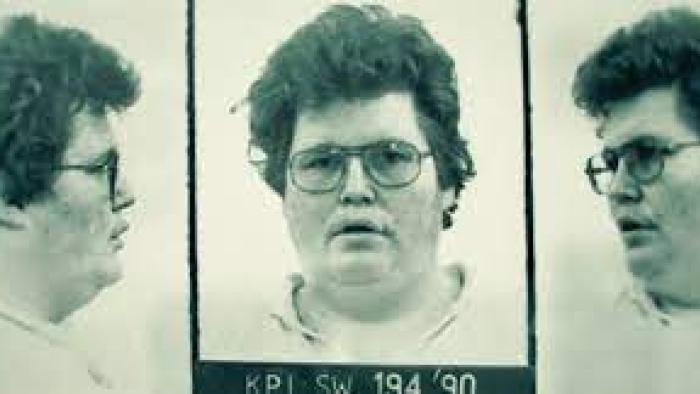 Big Mack: Gangsters and Gold: Black and white mug shots of person in glasses from different angles