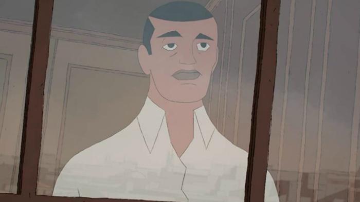 Buñuel in the Labyrinth of the Turtles Movie: Buñuel stares pensively out a window