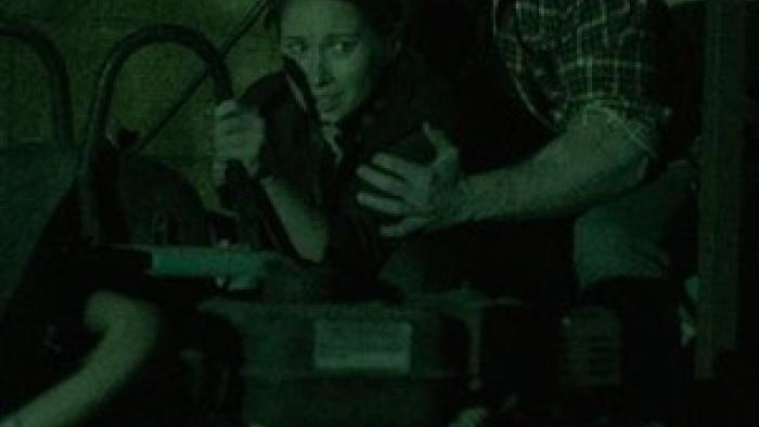 Cannibal Cabin: Hiding from the cannibals. 