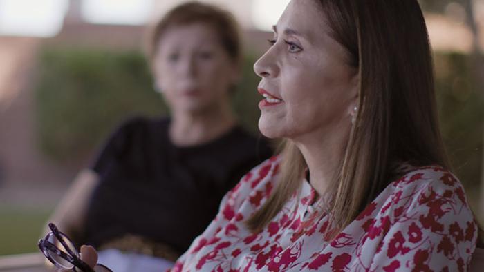 Carlos Movie: Carlos Santana's sisters Maria, in the foreground (in focus), and Lety (in the background, out of focus)