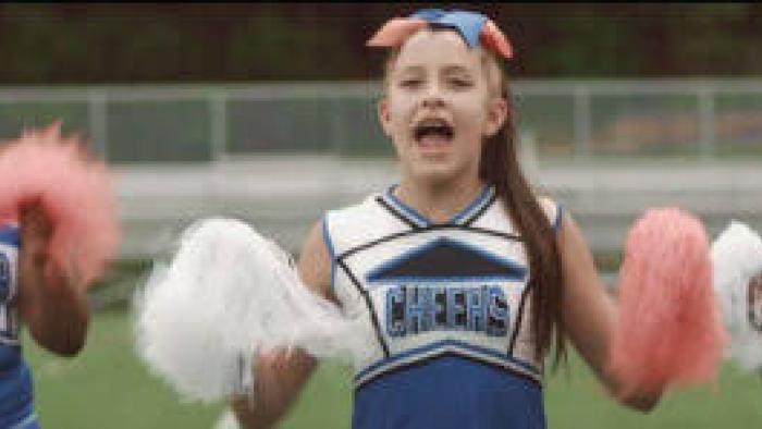 Cheer Dad movie: Joey Victoria Lezama cheers