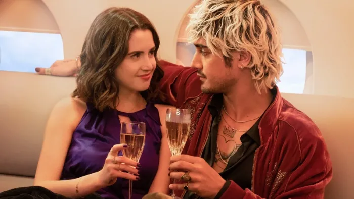 Choose Love: Laura Marano and Avan Jogia share a moment.