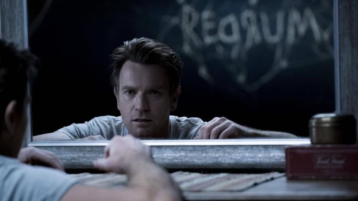 Doctor Sleep Movie: Danny Torrence looks at the word "REDRUM" in the mirror