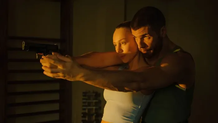 Drawn Together: Hugo Diego Garcia and Ester Exposito in self-defense training.