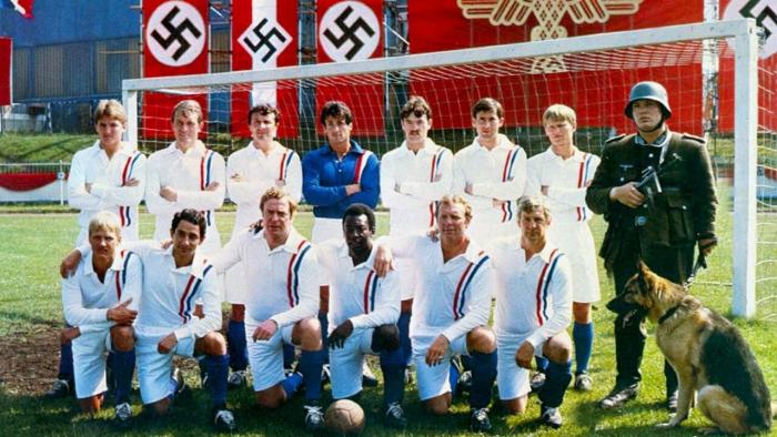 Victory: The POWs pose for a team photo