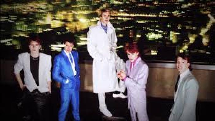 Duran Duran: There's Something You Should Know: Band members outside