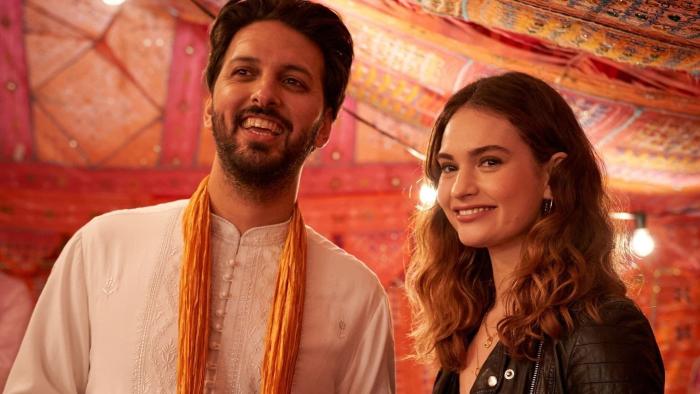 What's Love Got to do With It?: A young British-Asian man and a young White woman smile together
