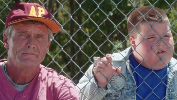 Eephus movie: Keith William David talks to a kid throuh the fence