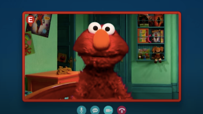 Elmo's Playdate TV Special: Elmo waiting for friends
