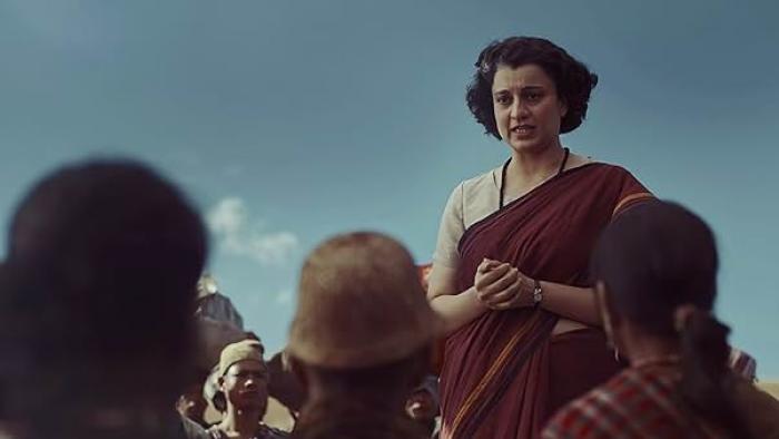Emergency: Kangana Ranaut as Prime Minister Indira Gandhi making a speech