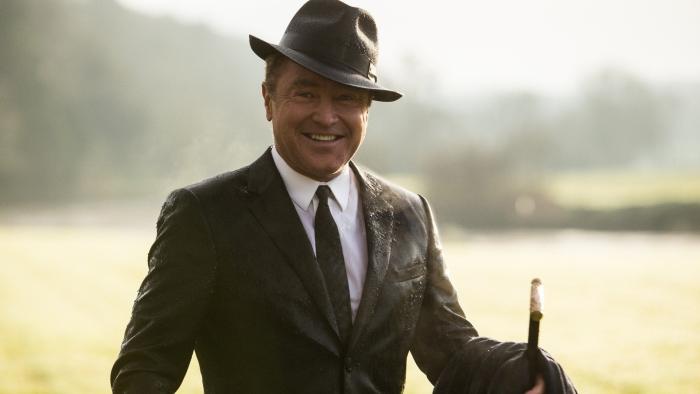 Blackbird: Michael Flatley smiling in a suit and hat