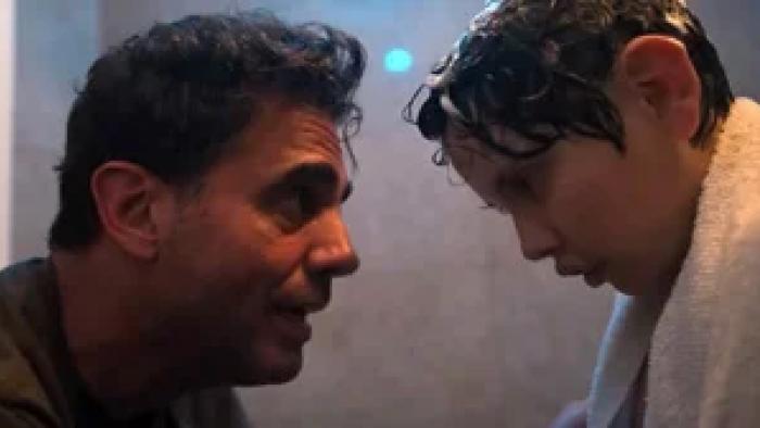 Ezra Movie: Max and Ezra have what looks to be an intense talk