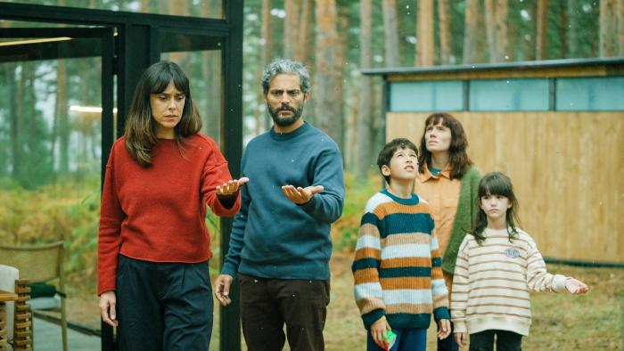 Firebreak: A family catches ashes.