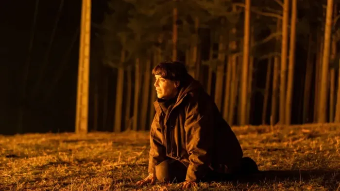 Firebreak: Belén Cuesta faces the fire.