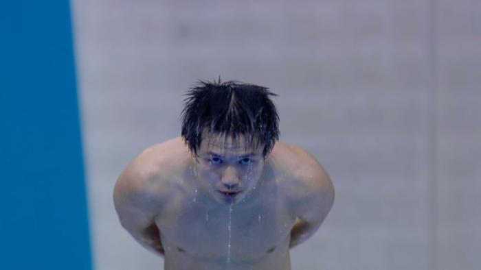 First: Chinese diver
