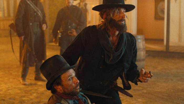 Fool's Paradise Movie: Latte Pronto wears cowboy gear on the set of a Western