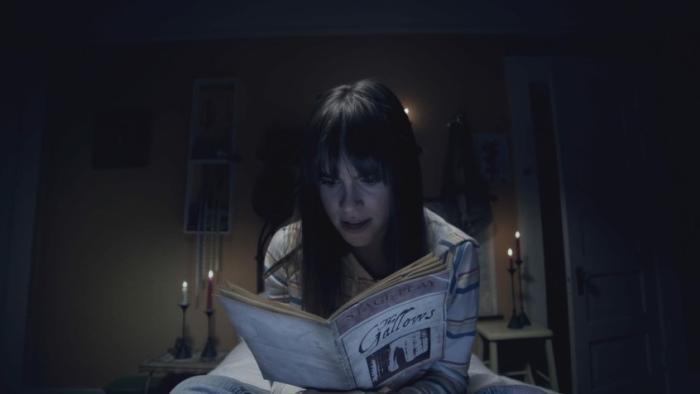 The Gallows Act II Movie: Auna Rue reads the forbidden play "The Gallows"