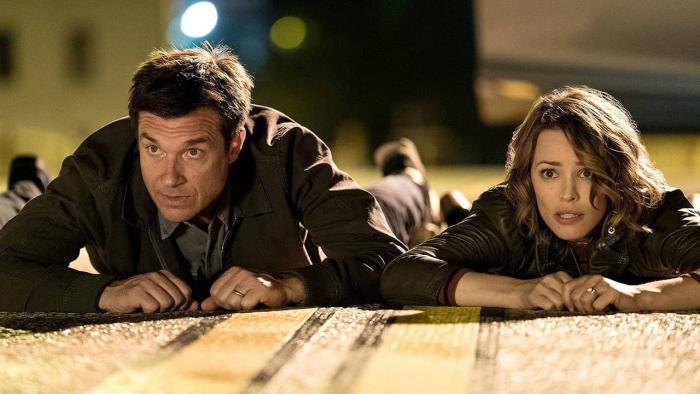 Game Night Movie: Max and Annie on the ground