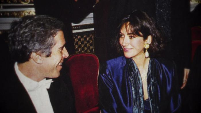Jeffrey Epstein and Ghislaine Maxwell in Ghislaine Maxwell: Filthy Rich