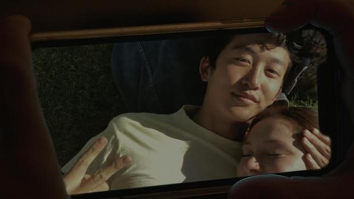 The Graduates movie: Daniel Kim and Mina Sundwall in an embrace