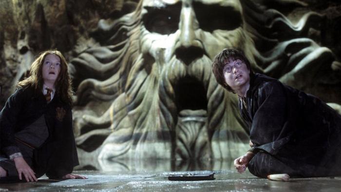 Harry Potter and the Chamber of Secrets Movie: Ginny and Harry in the Chamber of Secrets