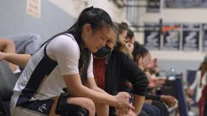 Home Court movie: Ashley Chea looks upset
