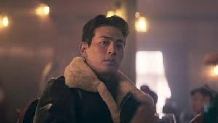 Humint Movie Poster: Korean man wears jacket with fur collar