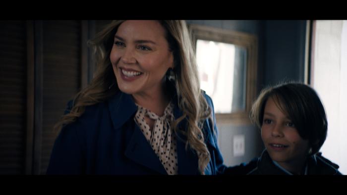 I’m Beginning to See the Light: Abbie Cornish and boy smile.
