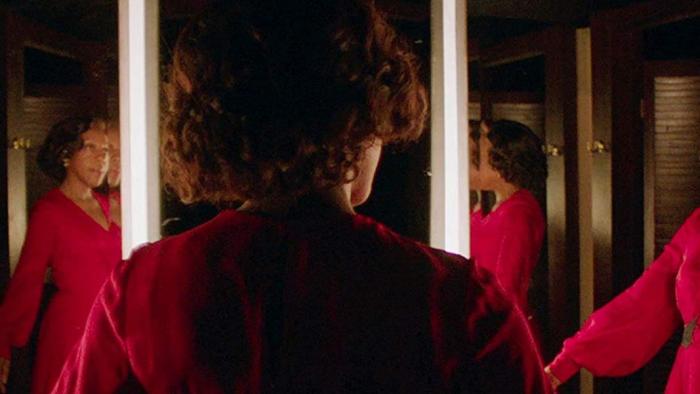 In Fabric Movie: Sheila models the dress
