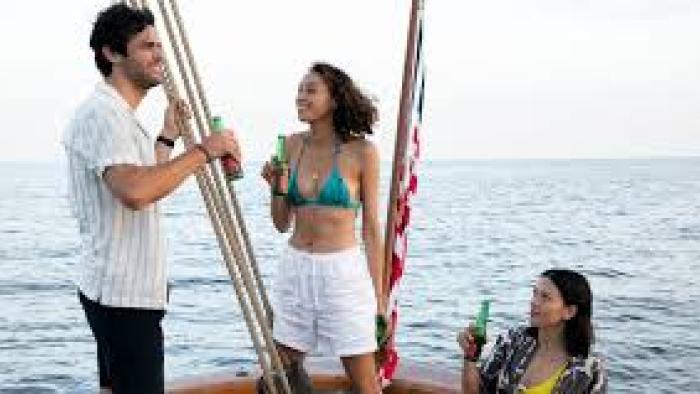 Into the Deep Movie: People drink on a boat