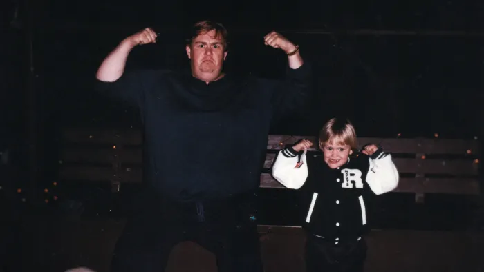 John Candy: I Like Me: Candy and his son.