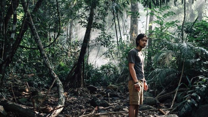 Last Days movie: Sky Yang stands in the middle of a jungle