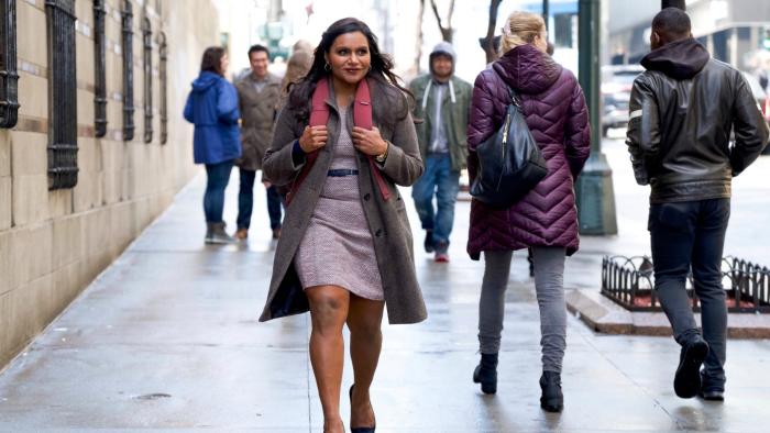  Late Night Movie: Molly walks through a New York City streetscape