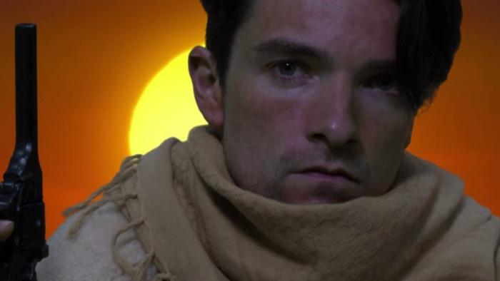 Lawrence: After Arabia: T.E. Lawrence with a gun during wartime