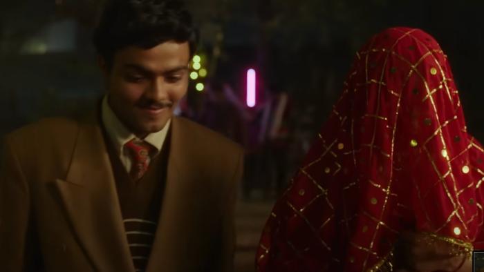 Lost Ladies: Deepak with Jaya who is covered in a veil