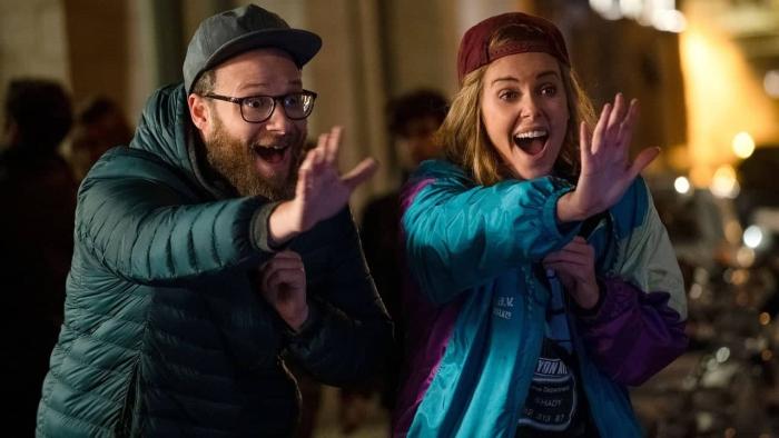 Long Shot Movie: Fred and Charlotte goof off