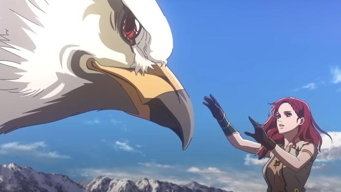 The Lord of the Rings: The War of the Rohirrim Movie: Hera reaches out to a giant eagle