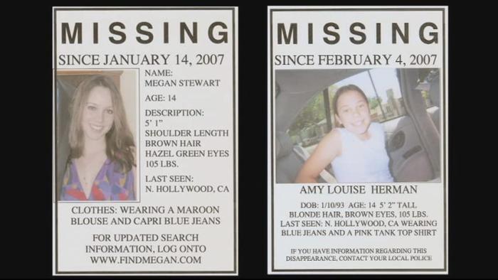 Megan Is Missing Movie: Two "Missing" posters side-by-side for Megan and Amy