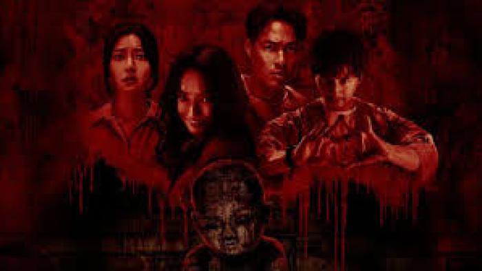 Mudborn Movie: Cast in red against black