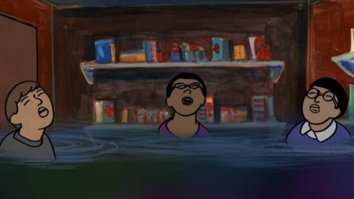 My Entire High School Sinking Into the Sea Movie: Scene #2