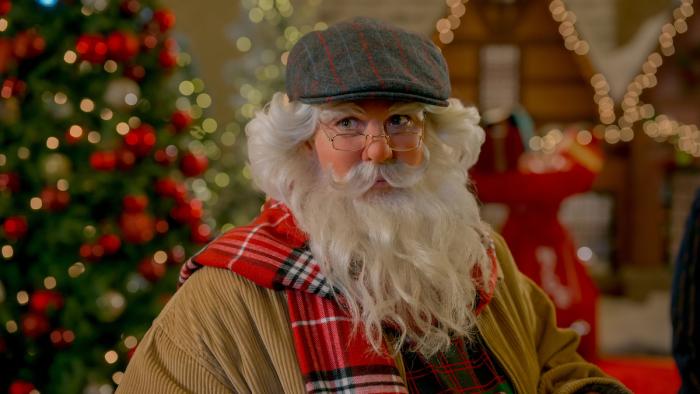 My Secret Santa: Alexandra Breckenridge dressed as Santa.